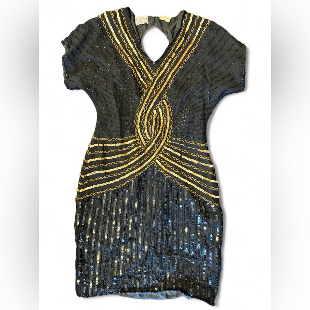 1980s sequin dress